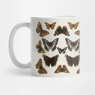 Butterflies Collage Pattern Design Mug